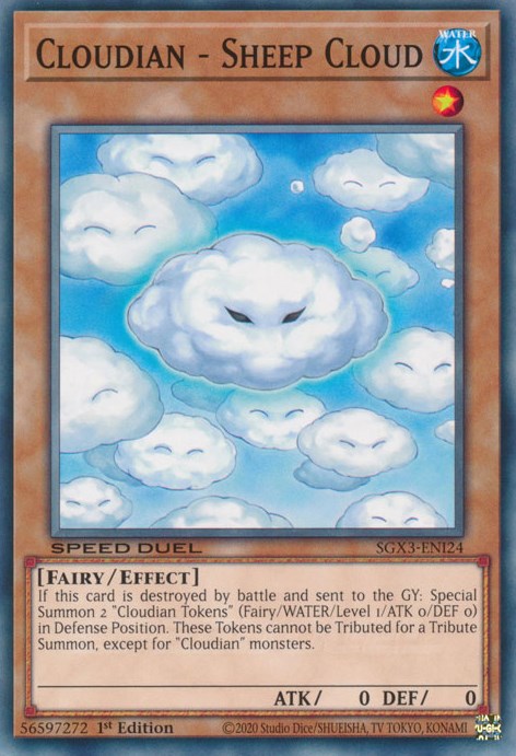 Cloudian - Sheep Cloud [SGX3-ENI24] Common Yu-Gi-Oh!
