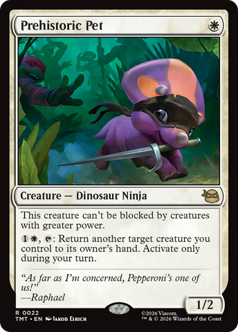 Prehistoric Pet [Teenage Mutant Ninja Turtles] Magic: The Gathering