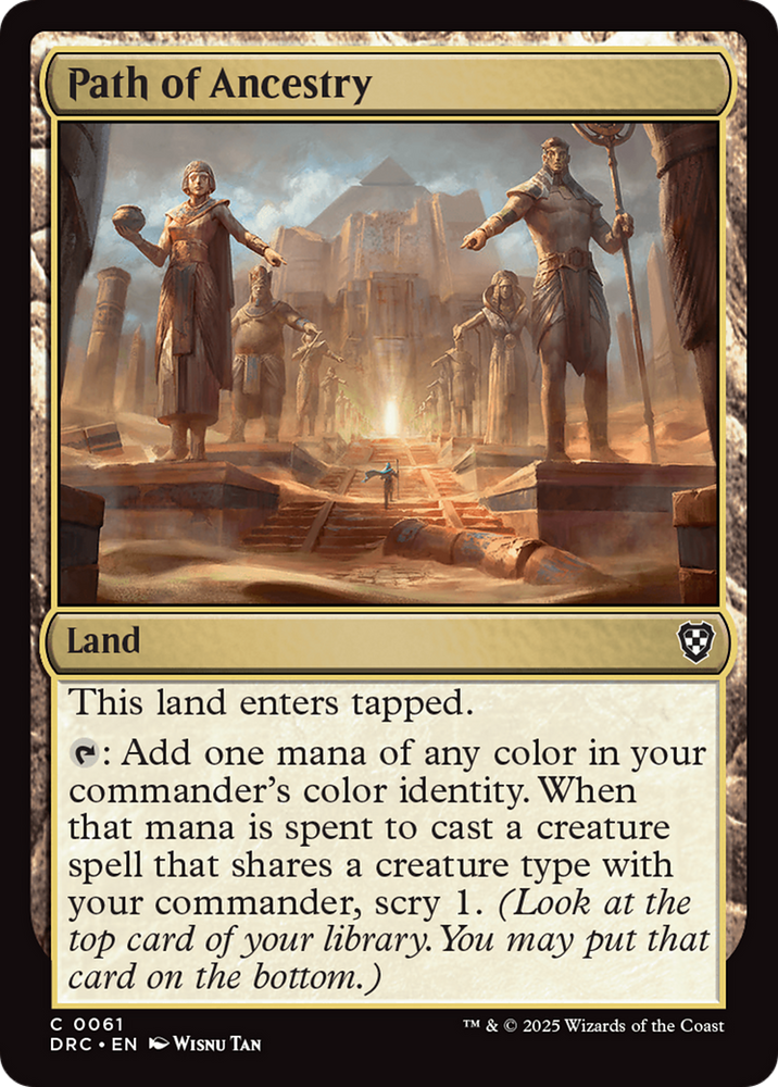 Path of Ancestry [Aetherdrift Commander] Magic: The Gathering