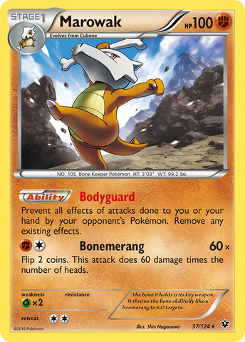 Marowak (37/124) [XY: Fates Collide] Pokémon