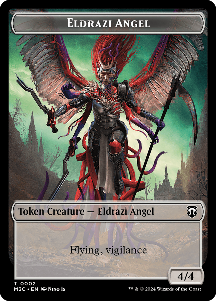 Eldrazi Scion (Ripple Foil) // Eldrazi Spawn Double-Sided Token [Modern Horizons 3 Commander Tokens] Magic: The Gathering