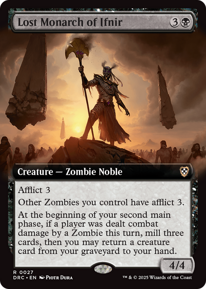 Lost Monarch of Ifnir (Extended Art) [Aetherdrift Commander] Magic: The Gathering
