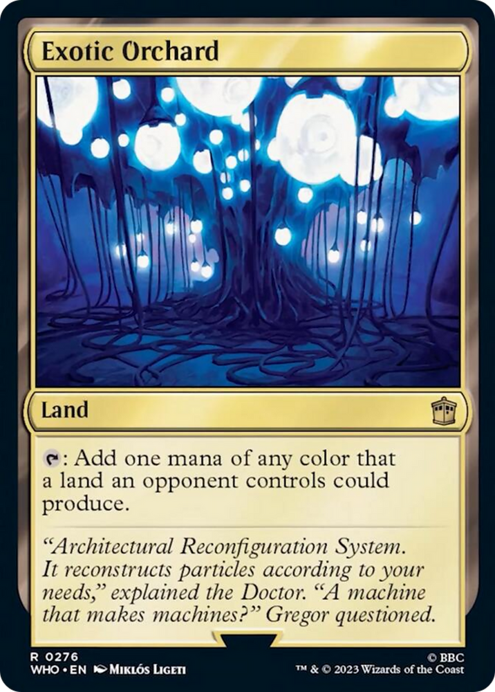 Exotic Orchard [Doctor Who] Magic: The Gathering