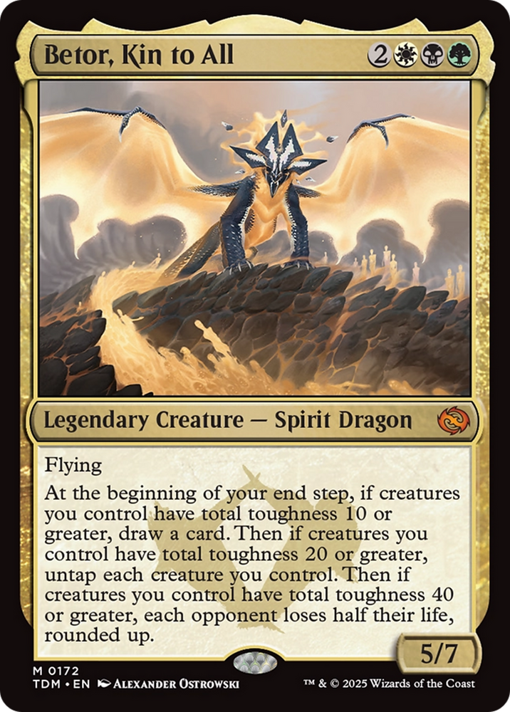 Betor, Kin to All [Tarkir: Dragonstorm] Magic: The Gathering