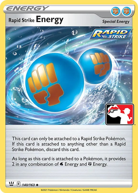 Rapid Strike Energy (140/163) [Prize Pack Series Two] Pokémon