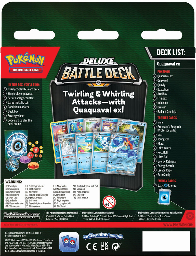Deluxe Battle Deck (Quaquaval ex) Pokémon