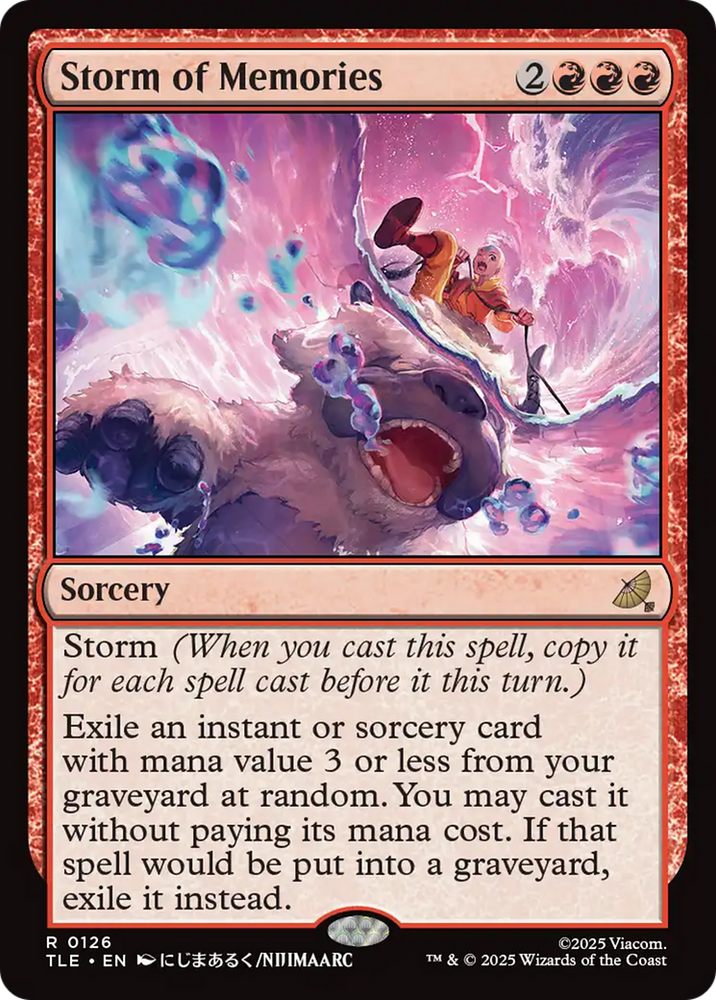 Storm of Memories [Avatar: The Last Airbender: Eternal-Legal] Magic: The Gathering