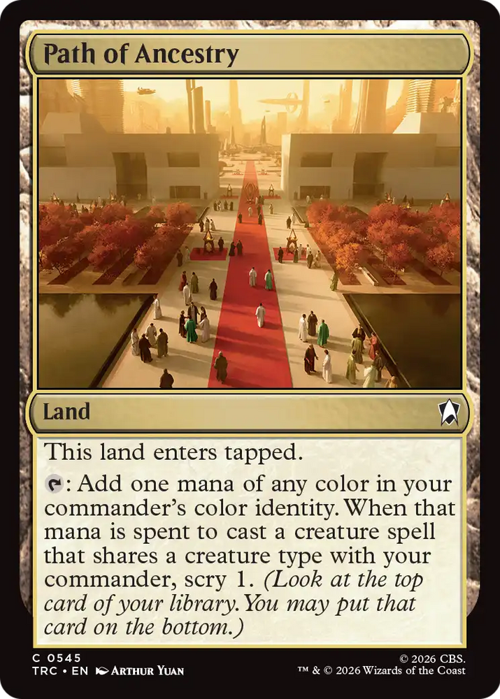 Path of Ancestry (Surge Foil) [Star Trek Commander] Magic: The Gathering