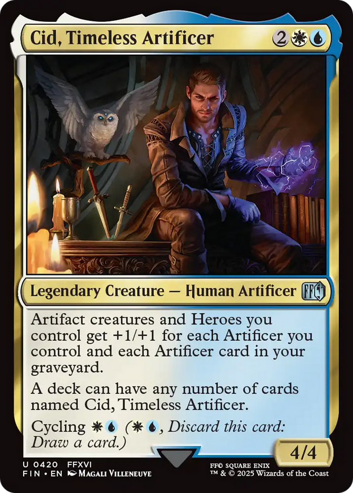 Cid, Timeless Artificer (0420) [FINAL FANTASY] Magic: The Gathering