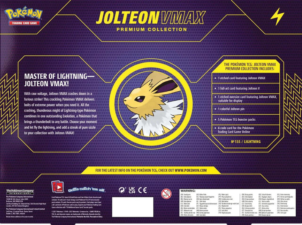 Jolteon VMAX Premium Collection (EU Exclusive) Pokémon