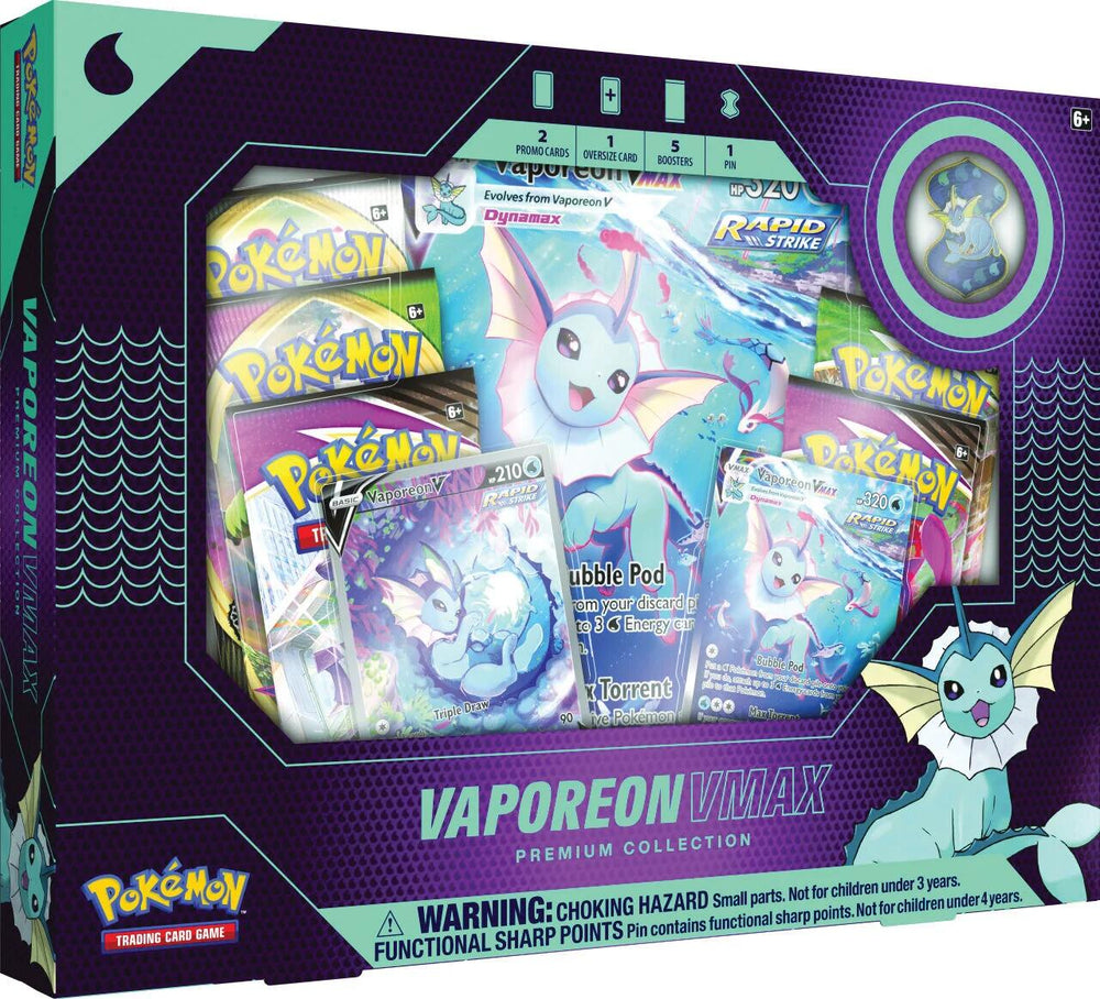 Vaporeon VMAX Premium Collection (EU Exclusive) Pokémon