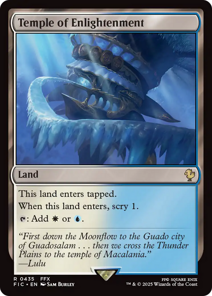 Temple of Enlightenment [FINAL FANTASY Commander] Magic: The Gathering