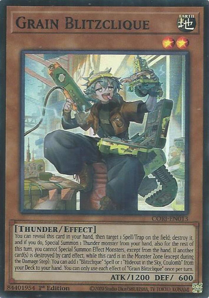 Grain Blitzclique [CORI-EN013] Super Rare Yu-Gi-Oh!