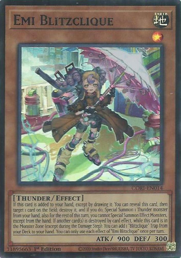 Emi Blitzclique [CORI-EN014] Super Rare Yu-Gi-Oh!
