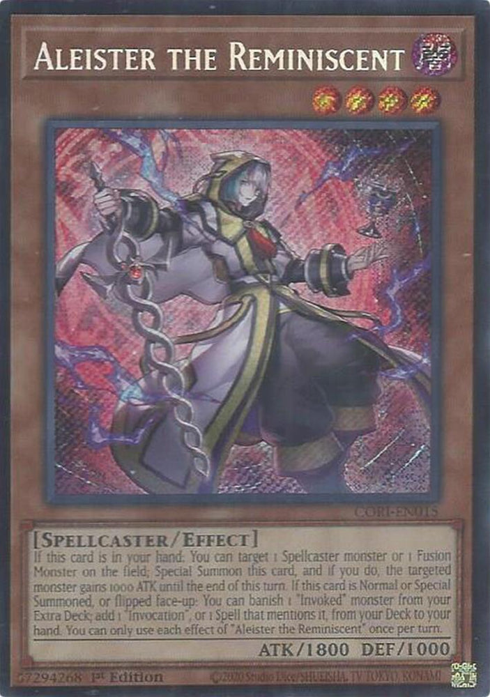 Aleister the Reminiscent [CORI-EN015] Secret Rare Yu-Gi-Oh!