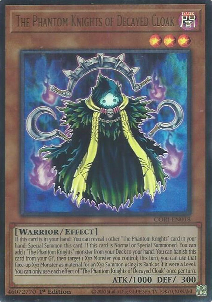 The Phantom Knights of Decayed Cloak [CORI-EN018] Ultra Rare Yu-Gi-Oh!