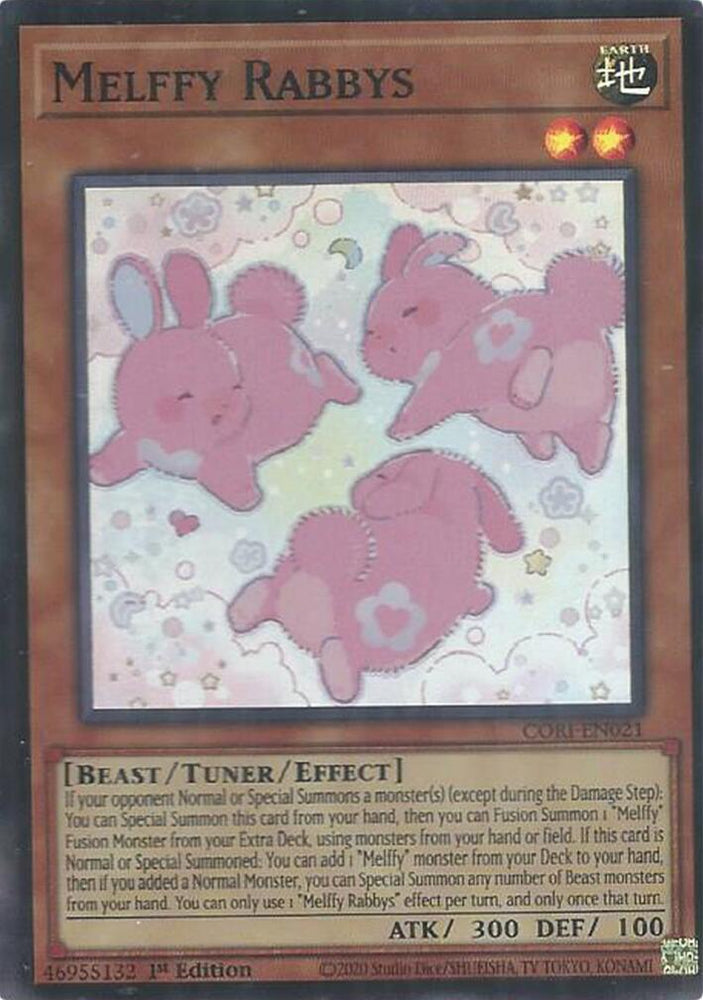 Melffy Rabbys [CORI-EN021] Super Rare Yu-Gi-Oh!