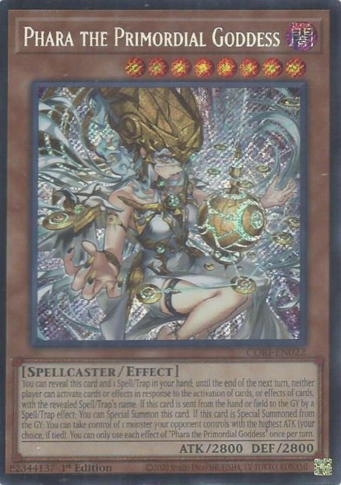 Phara the Primordial Goddess (Secret Rare) [CORI-EN022] Secret Rare Yu-Gi-Oh!