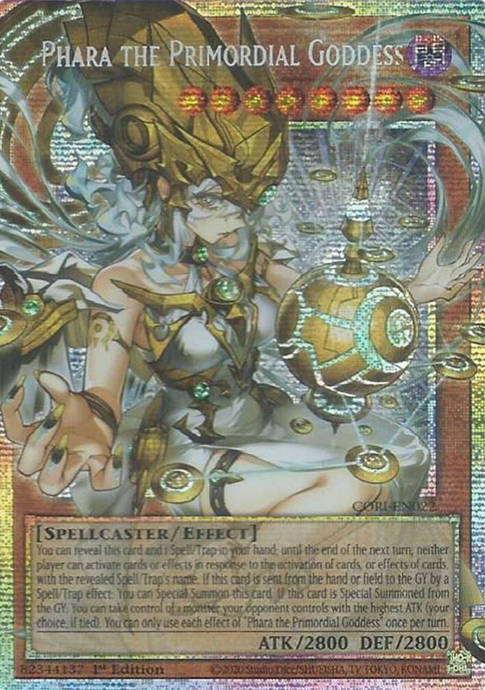 Phara the Primordial Goddess (Starlight Rare) (Extended Art) [CORI-EN022] Starlight Rare Yu-Gi-Oh!
