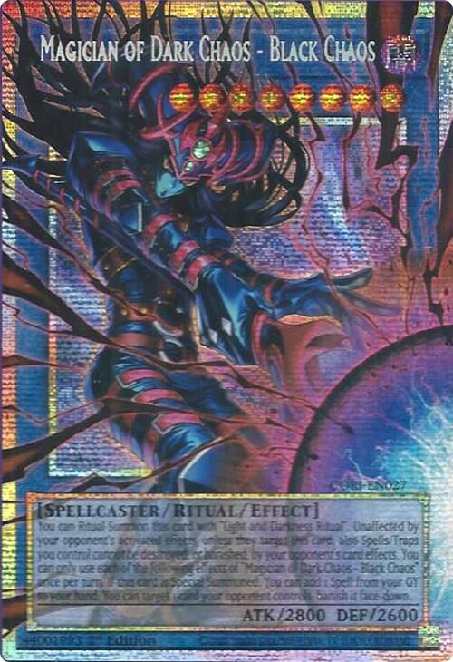 Magician of Dark Chaos - Black Chaos (Starlight Rare) (Extended Art) [CORI-EN027] Starlight Rare Yu-Gi-Oh!