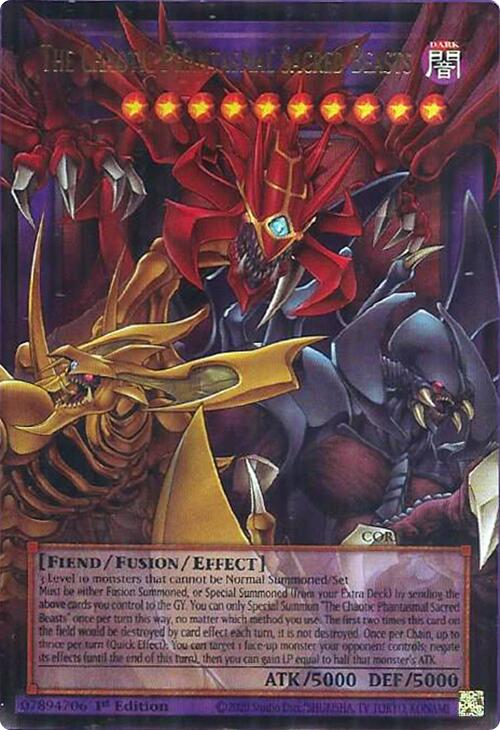 The Chaotic Phantasmal Sacred Beasts [CORI-EN029] Ultra Rare Yu-Gi-Oh!