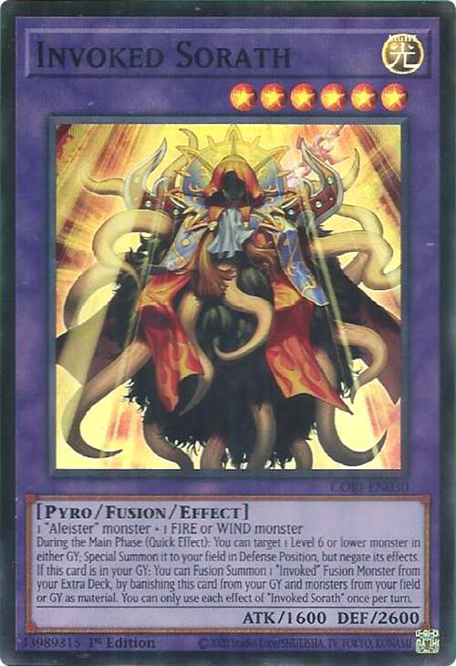 Invoked Sorath [CORI-EN030] Super Rare Yu-Gi-Oh!