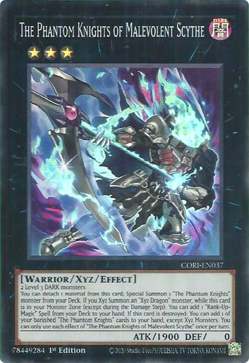 The Phantom Knights of Malevolent Scythe [CORI-EN037] Super Rare Yu-Gi-Oh!