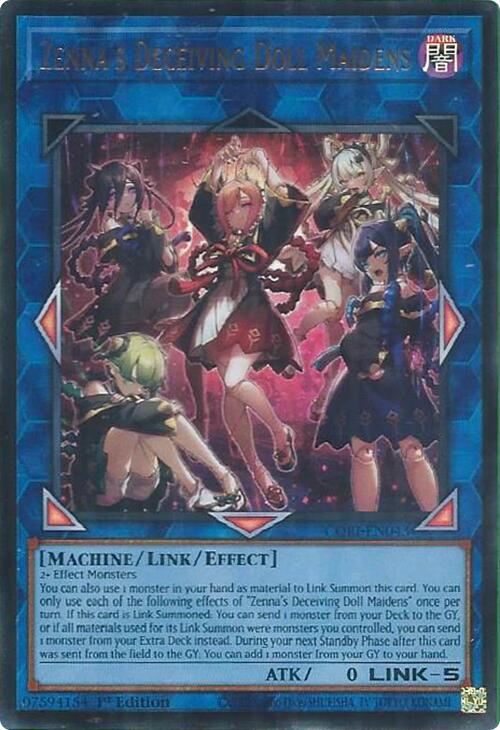 Zenna's Deceiving Doll Maidens [CORI-EN043] Ultra Rare Yu-Gi-Oh!