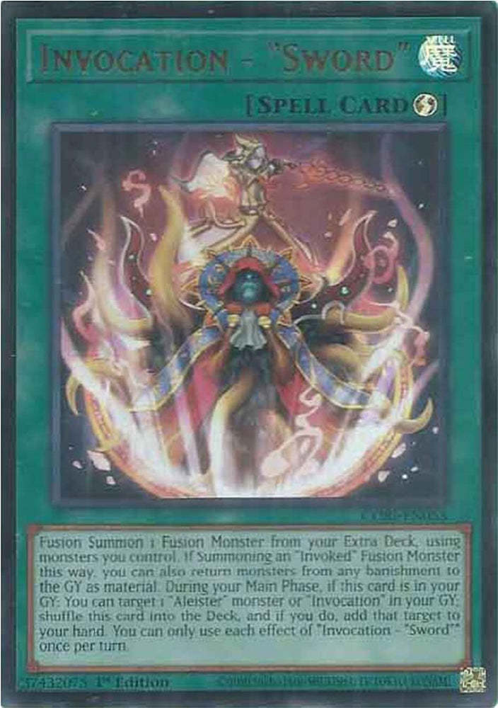 Invocation - "Sword" [CORI-EN053] Ultra Rare Yu-Gi-Oh!