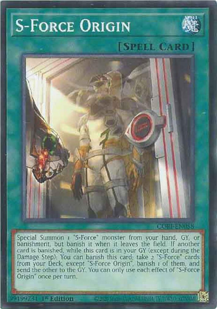 S-Force Origin [CORI-EN058] Common Yu-Gi-Oh!