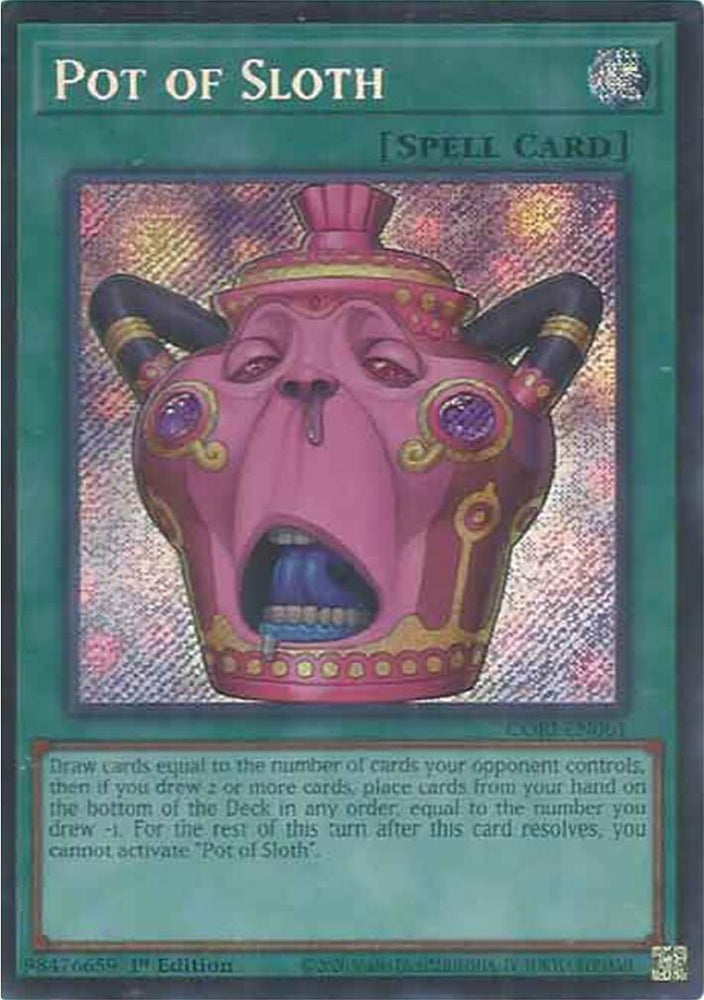 Pot of Sloth [CORI-EN061] Secret Rare Yu-Gi-Oh!