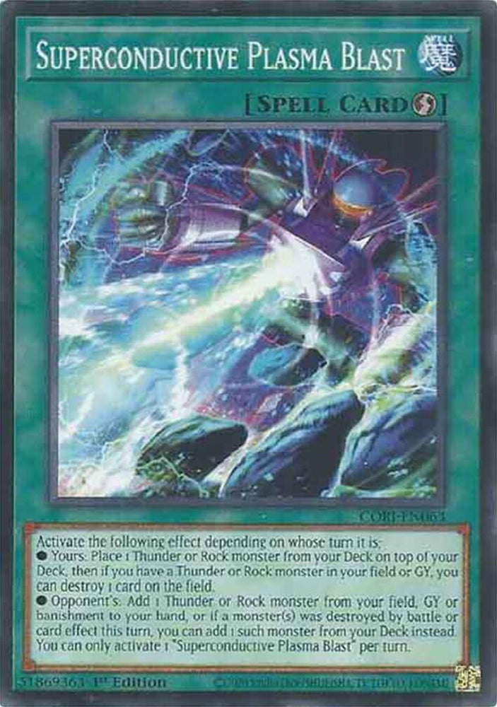 Superconductive Plasma Blast [CORI-EN063] Common Yu-Gi-Oh!