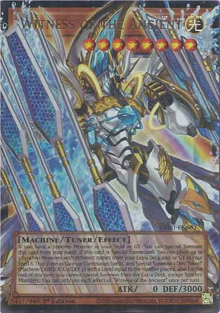 Witness of the Ancient (Secret Rare) [CORI-EN081] Secret Rare Yu-Gi-Oh!
