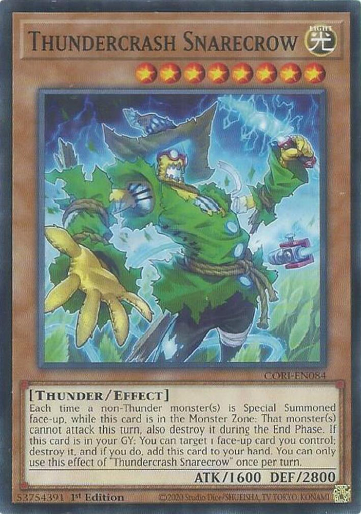 Thundercrash Snarecrow [CORI-EN084] Common Yu-Gi-Oh!