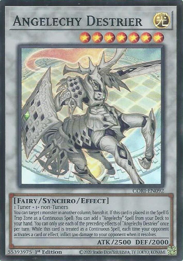 Angelechy Destrier [CORI-EN092] Super Rare Yu-Gi-Oh!