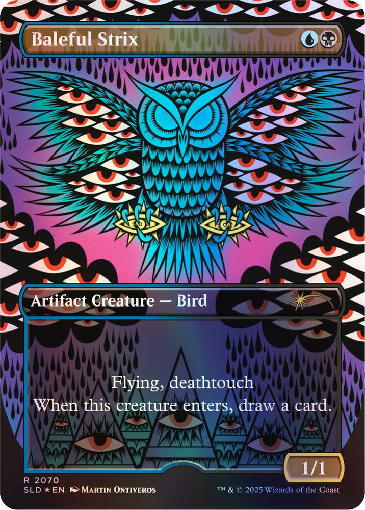 Baleful Strix (2070) (Rainbow Foil) [Secret Lair Drop Series] Magic: The Gathering