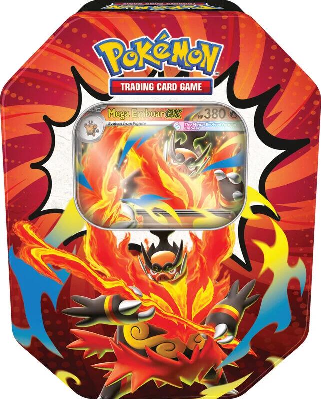 Ascended Heroes Tin [Mega Emboar ex] Pokémon
