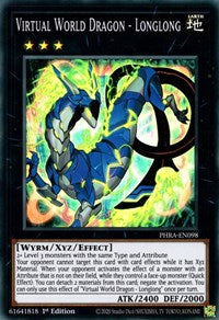 Virtual World Dragon - Longlong [PHRA-EN098] Super Rare Yu-Gi-Oh!