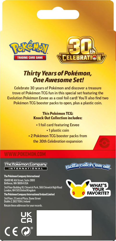 30th Celebration Knock Out Collection Pokémon