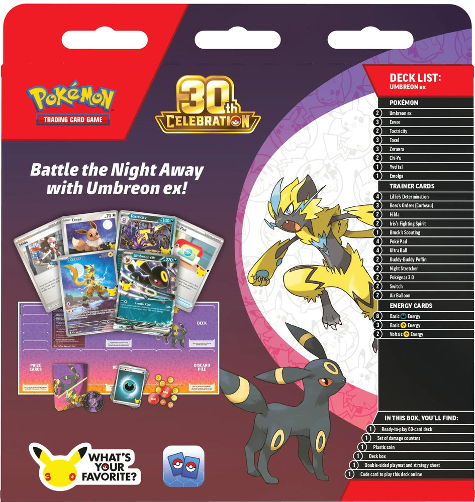 30th Celebration Battle Deck [Umbreon ex] Pokémon