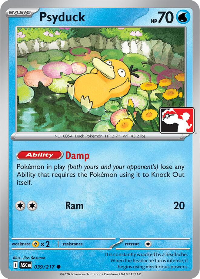 Psyduck (039/217) [Prize Pack Series Nine] Pokémon