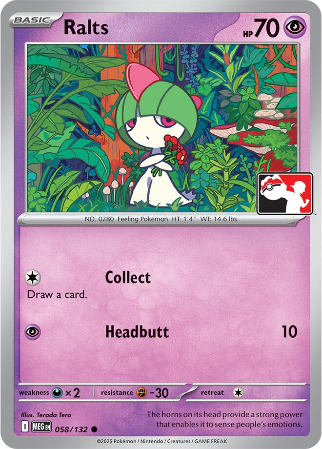 Ralts (058/132) [Prize Pack Series Nine] Pokémon