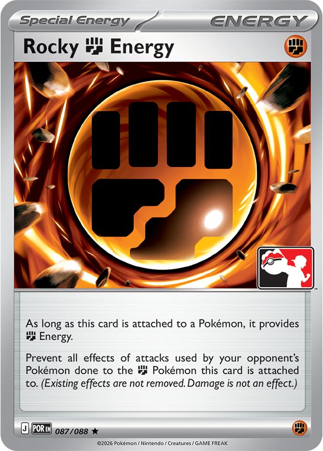 Rocky Fighting Energy (087/088) [Prize Pack Series Nine] Pokémon