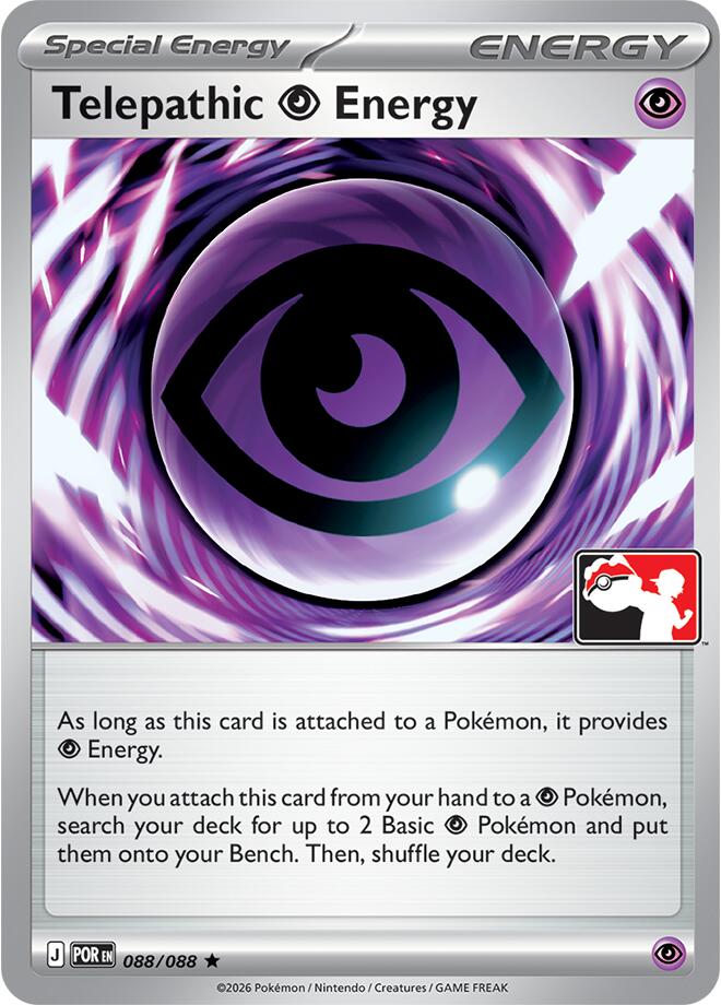 Telepathic Psychic Energy (088/088) [Prize Pack Series Nine] Pokémon