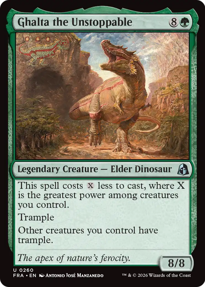 Ghalta the Unstoppable [Reality Fracture] Magic: The Gathering