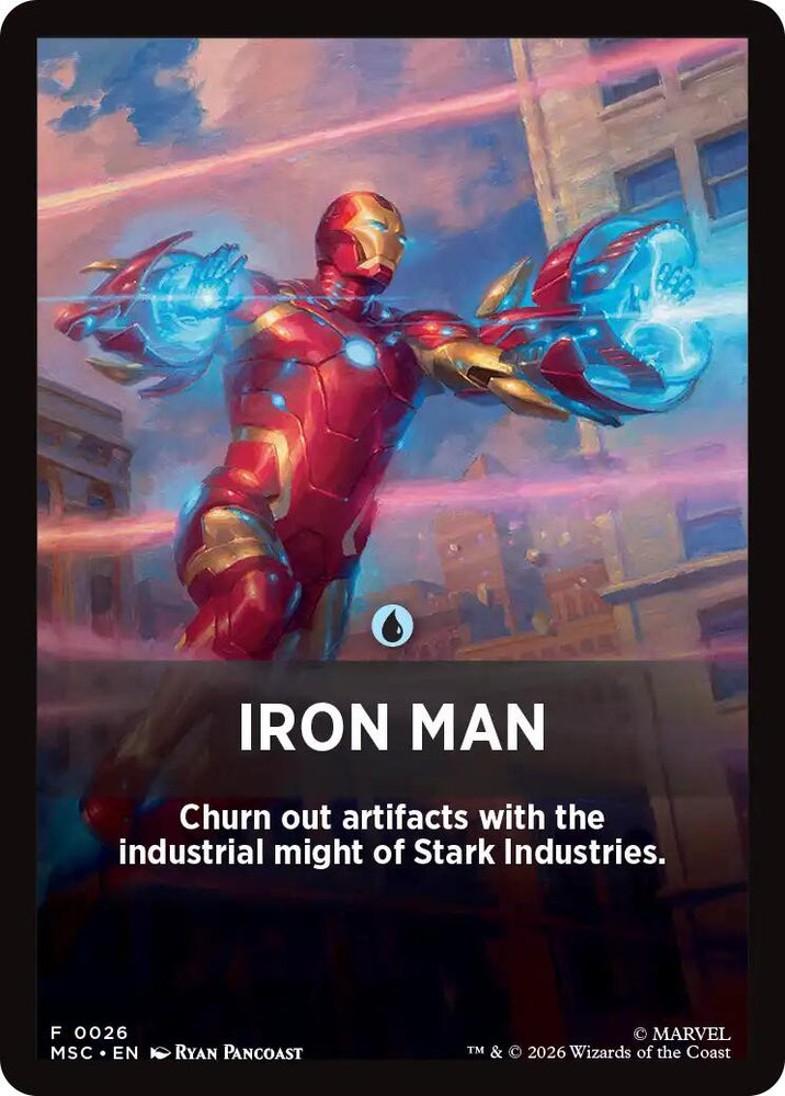 Iron Man Theme Card [Marvel Super Heroes Commander] Magic: The Gathering