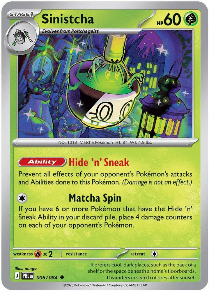 Sinistcha (006/084) [Mega Evolution: Pitch Black] Pokémon