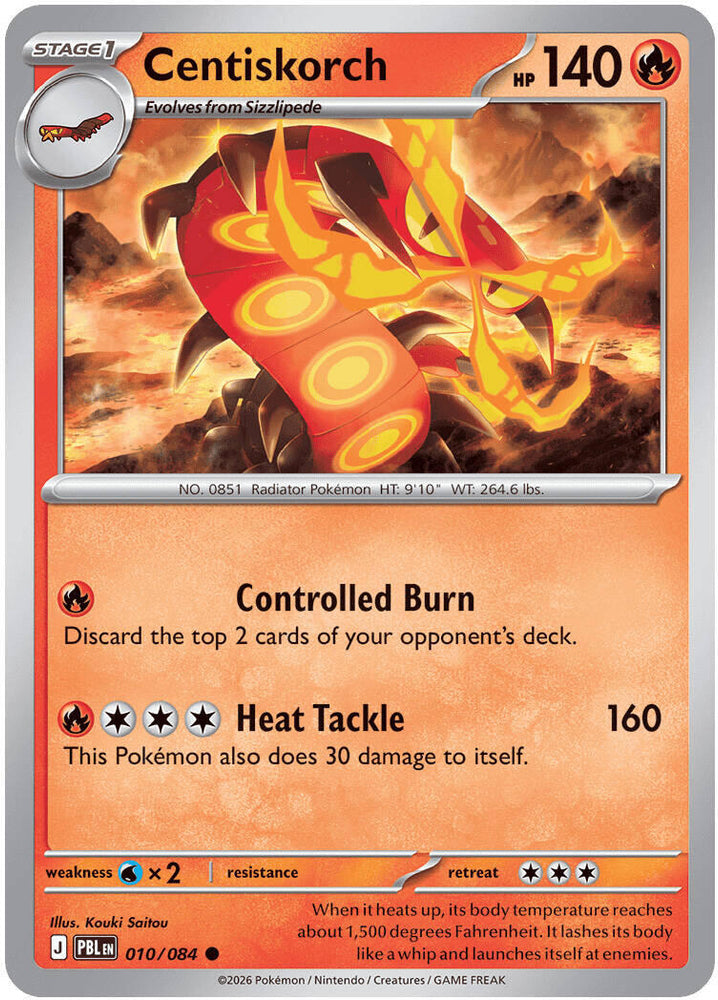 Centiskorch (010/084) [Mega Evolution: Pitch Black] Pokémon