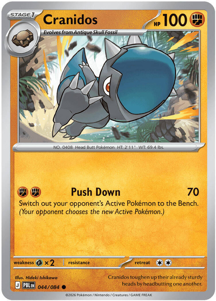 Cranidos (044/084) [Mega Evolution: Pitch Black] Pokémon