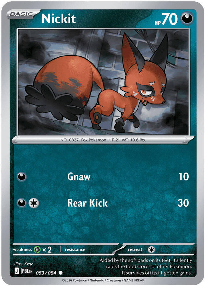 Nickit (053/084) [Mega Evolution: Pitch Black] Pokémon